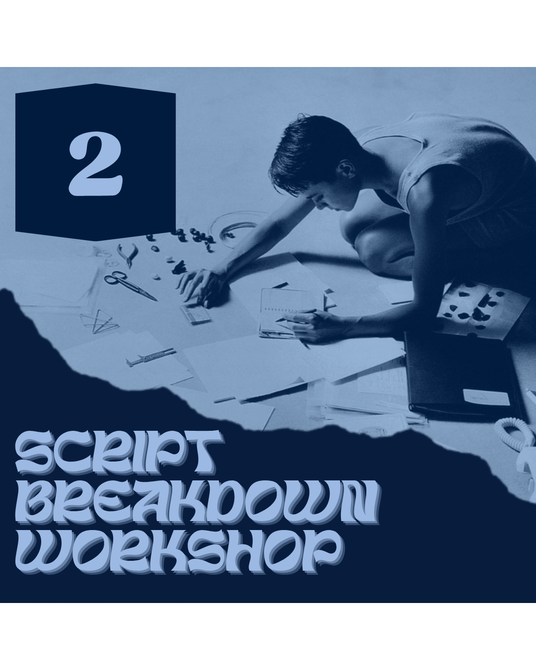 DeProducers Club Script Breakdown Workshop graphic